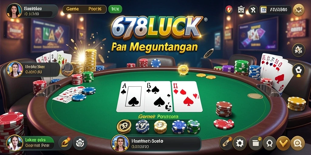 Menampilkan gameplay poker yang menarik dan mendebarkan di 678LUCK.