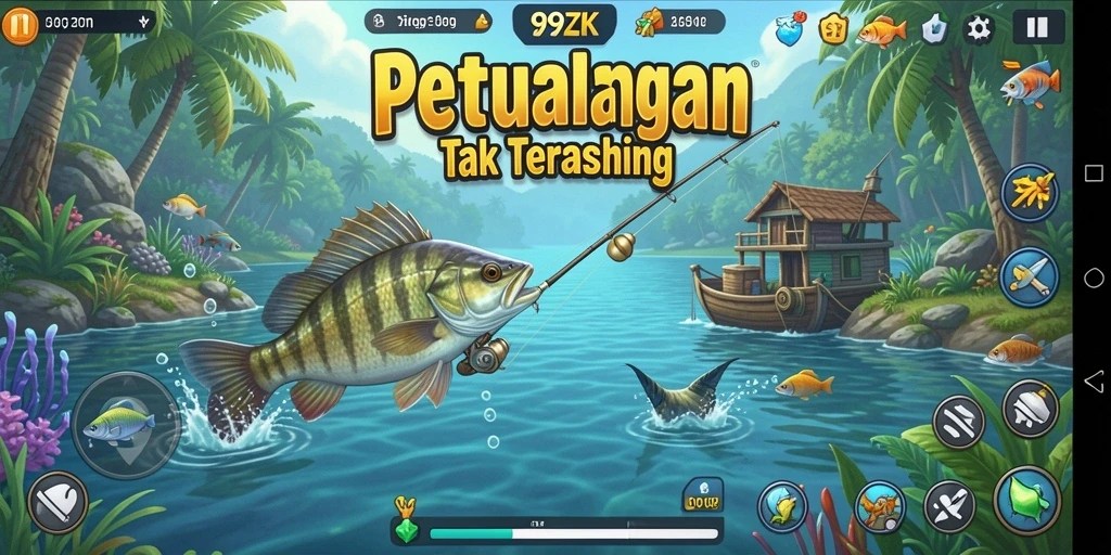 Tampilan menarik gameplay Fishing di 99ZK.