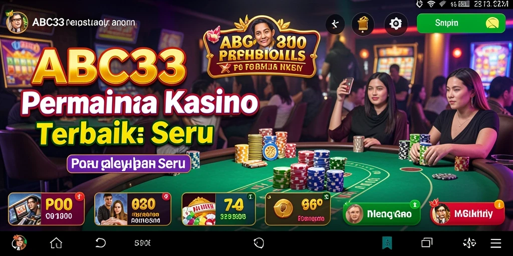 Gameplay menarik di <strong>ABC33</strong> dengan grafis Kasino yang menawan.
