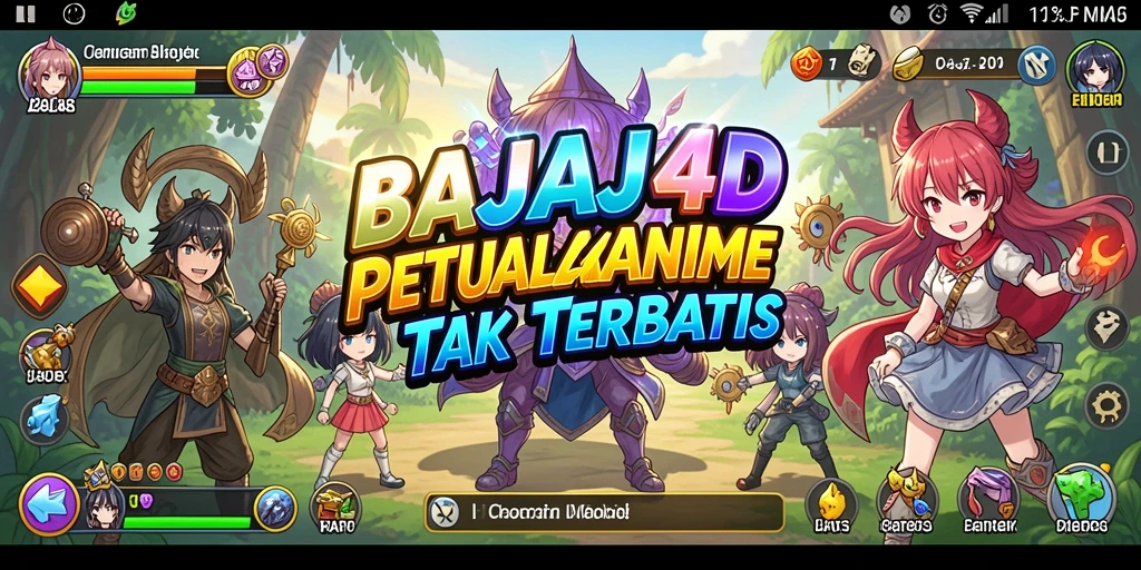 Tampilan gameplay seru di dunia anime BAJAJ4D.