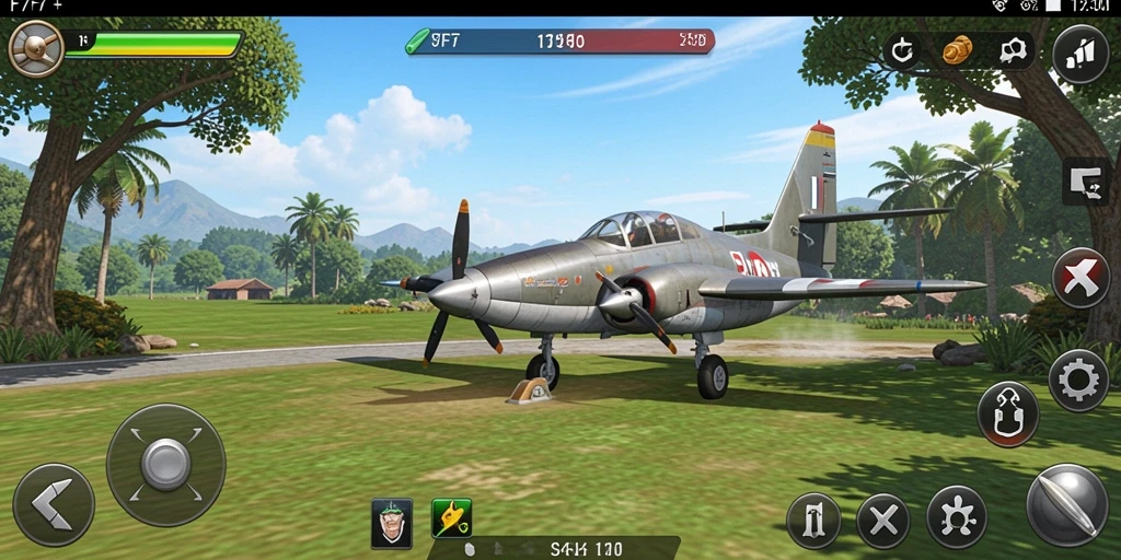 Tampilan gameplay F7F7 yang ceria dan menghibur.