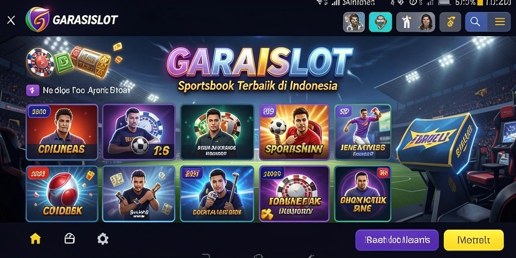 Tampilan gameplay menarik dari GARASISLOT saat bertaruh di berbagai olahraga.