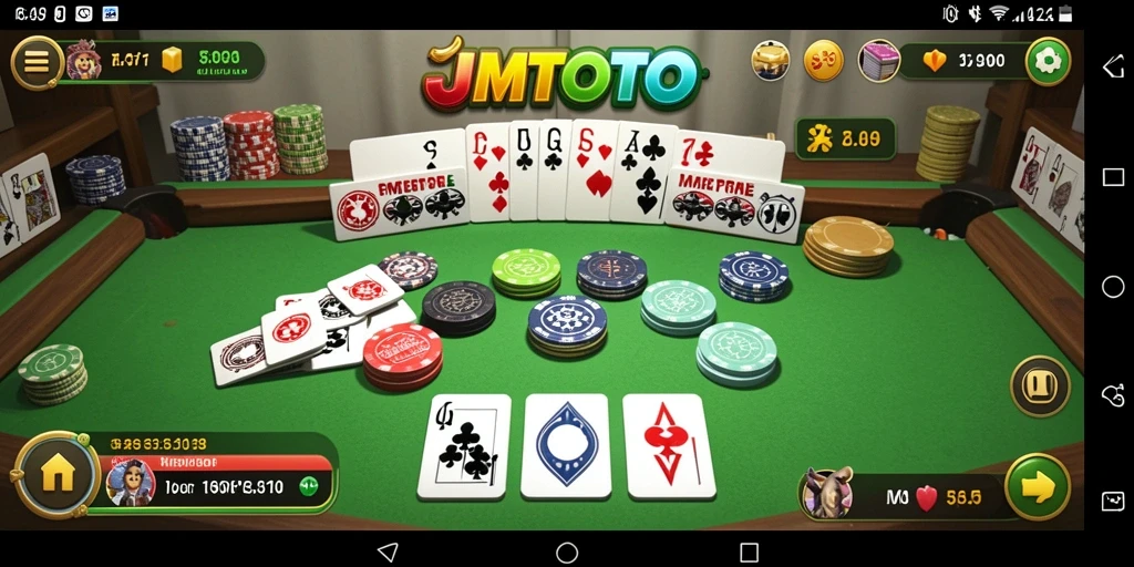 Menampilkan gameplay seru Gaple di JMTOTO.