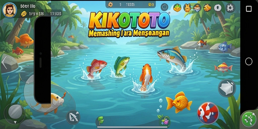 Tangkapan besar di <strong>KIKOTOTO</strong> yang menampilkan grafik gameplay memancing yang menakjubkan.