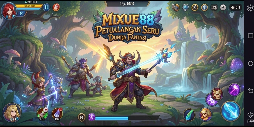 Tampilan gameplay seru penuh petualangan dan tantangan.