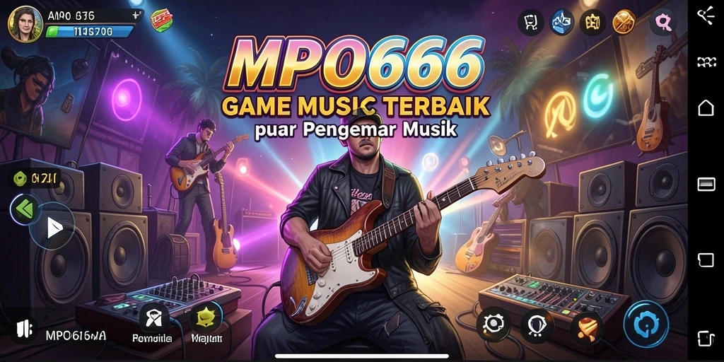 Screenshot gameplay MPO666 menampilkan pengalaman bermain musik yang seru.