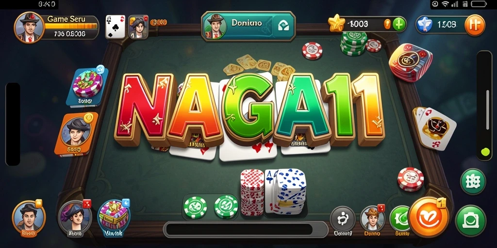 Tampilan gameplay seru dalam NAGA11 dengan fitur menarik.