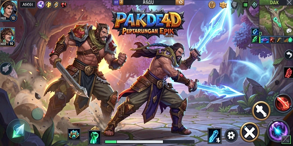 Gameplay PAKDE4D yang menegangkan dan penuh aksi.