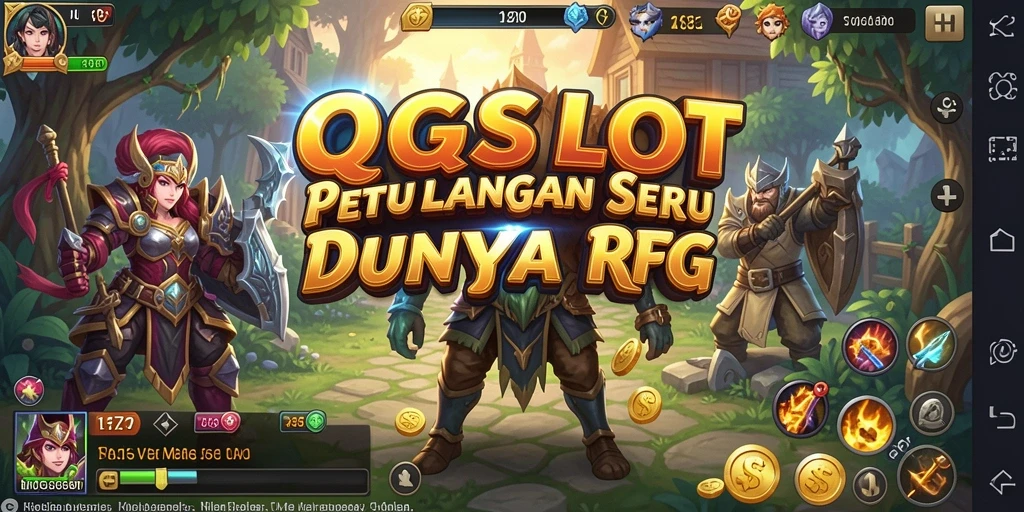 Tampilan menarik dari gameplay RPG di QQSLOT.
