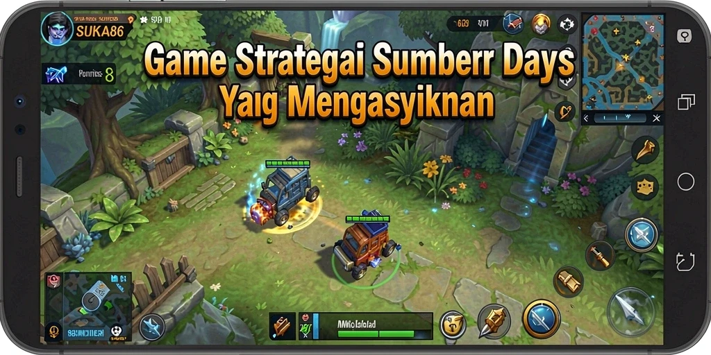 Tampilan gameplay yang mengasyikkan dan penuh strategi di SUKA86.