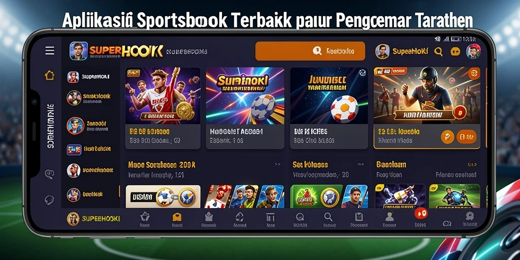 Tampilan gameplay Sportsbook yang menarik dan interaktif.