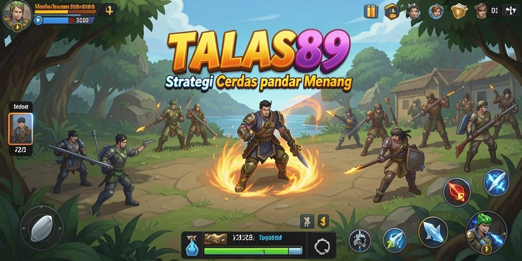 Tampilan utama gameplay TALAS89 yang strategis dan menegangkan.